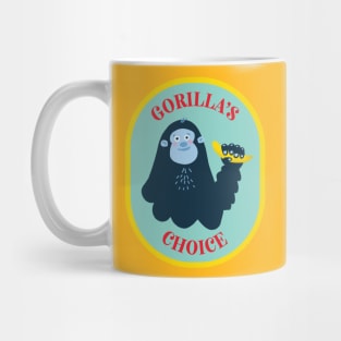 Gorilla's Choice Banana - Simpsons inspired design Mug